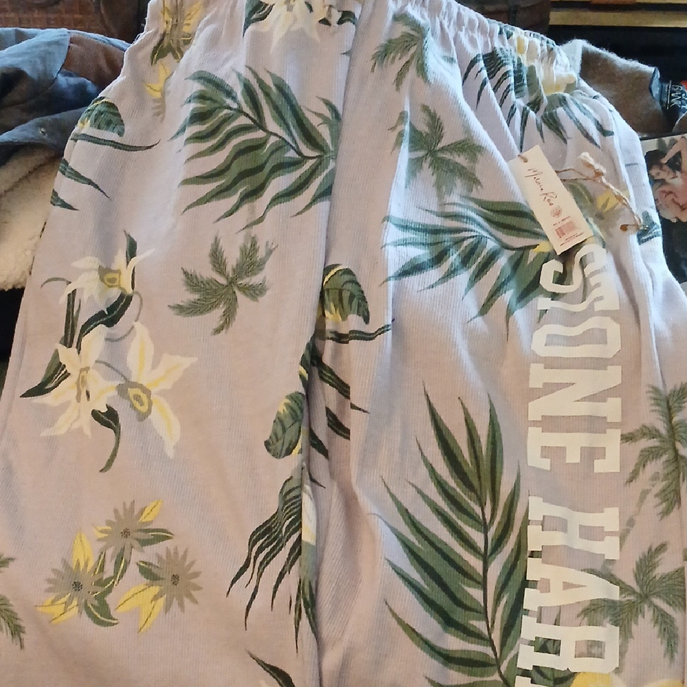 Stone Harbor Tropical Print Pants